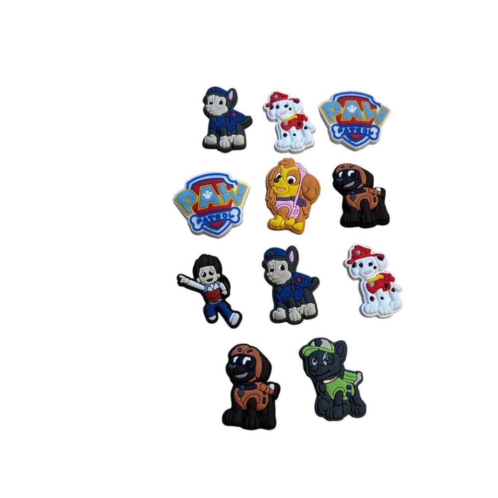 Paw Patrol Shoe Jibitz for crocs (11 pieces) -New!